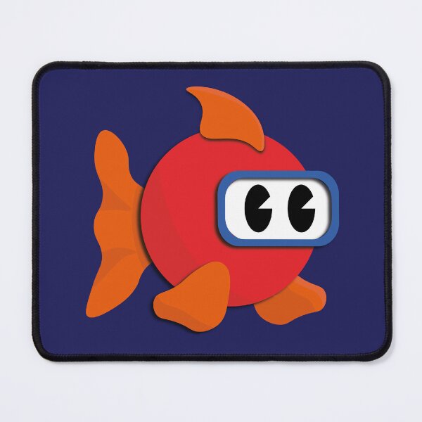 Item preview, Cartoon style fish with papercut effect designed and sold by LuisAl1600.