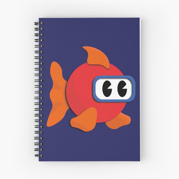 Item preview, Cartoon style fish with papercut effect designed and sold by LuisAl1600.