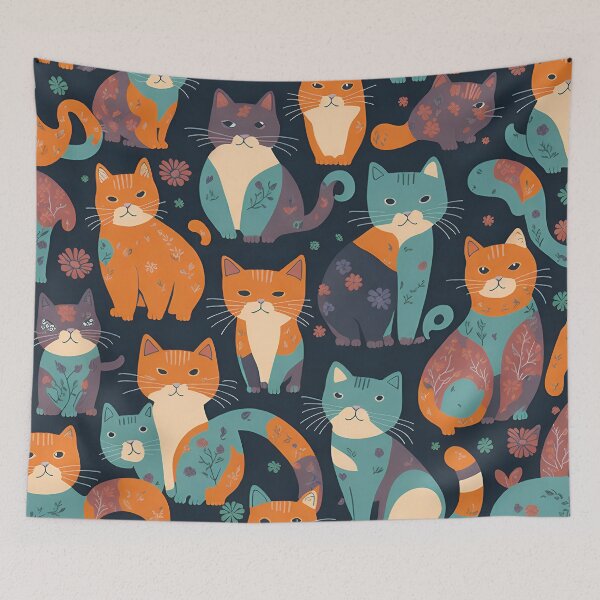 Item preview, Whiskered Whimsy designed and sold by LeonAndrewRazon.