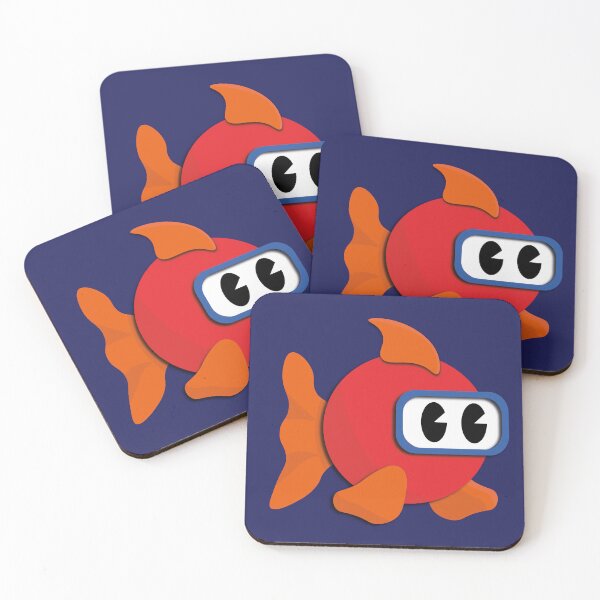 Item preview, Cartoon style fish with papercut effect designed and sold by LuisAl1600.