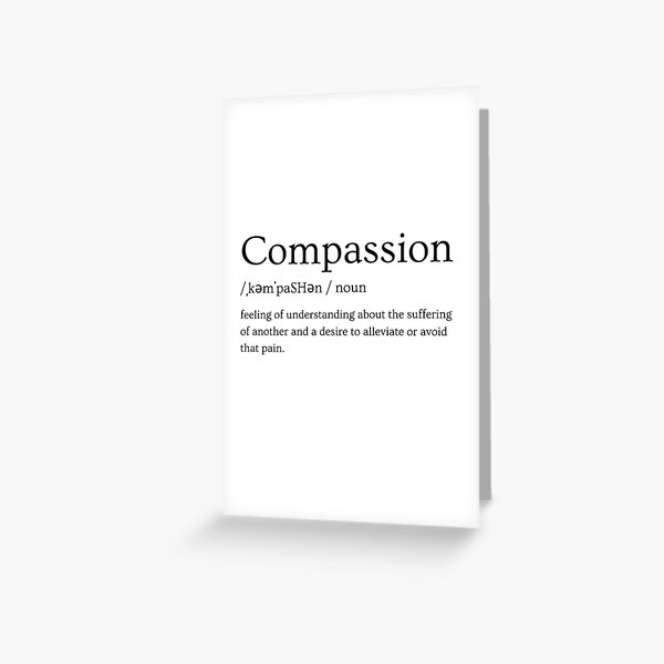Item preview, Compassion Definition designed and sold by Psycheclothing.