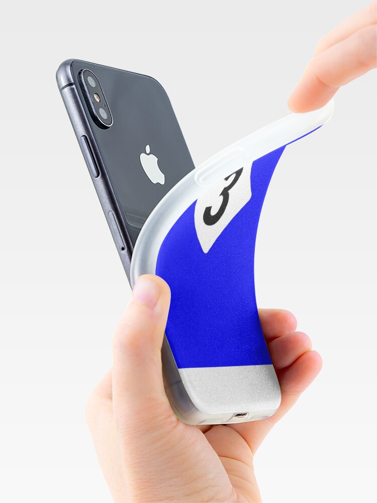 Alternate view of 3 RACING BLEU iPhone Case & Cover