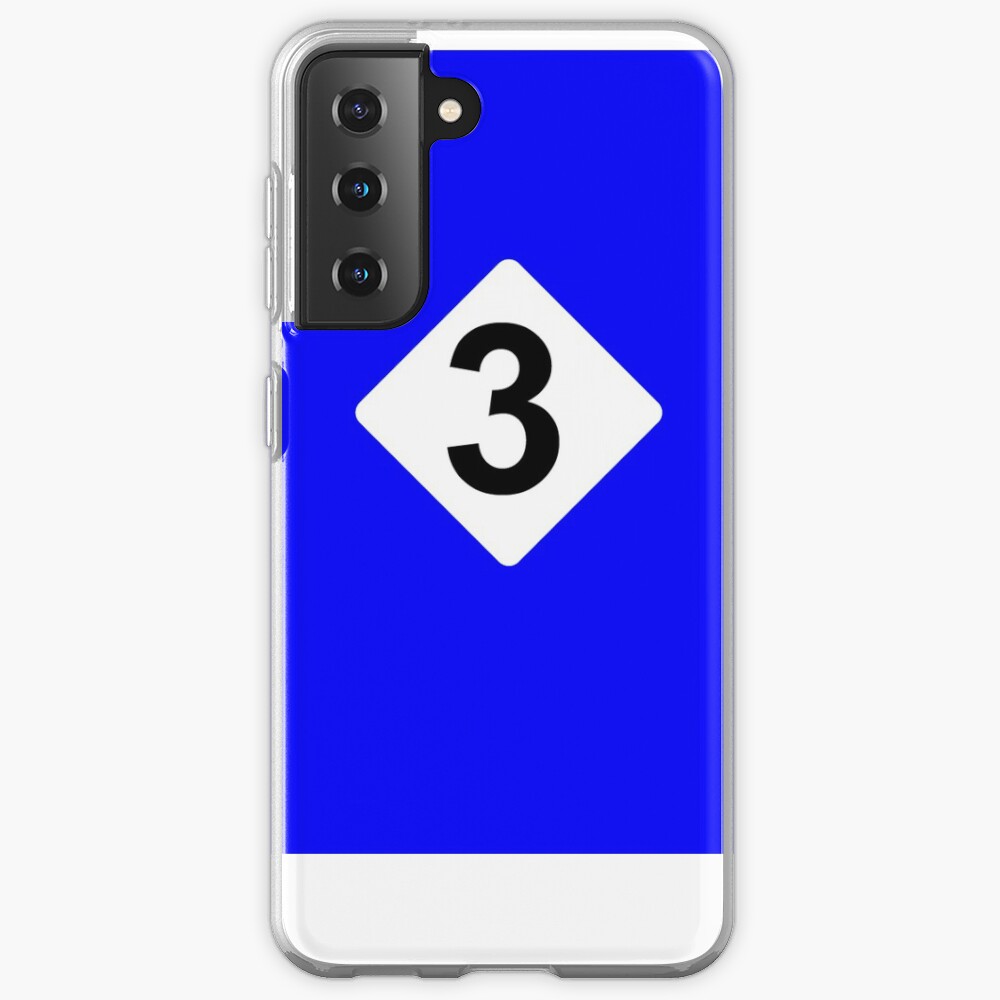 3 RACING BLEU Case & Skin for Samsung Galaxy