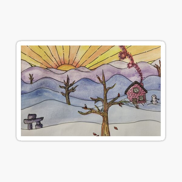 Item preview, Cozy Winterscape designed and sold by Payeak's Studio.