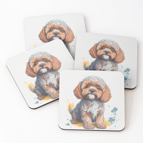 Item preview, Cavoodle Cavapoo Dog I designed and sold by SpacePingoo.