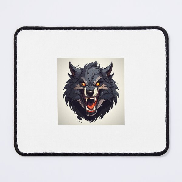 Item preview, The sticker of angry wolf designed and sold by marac00.