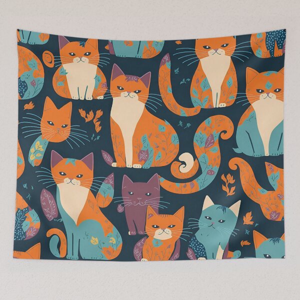 Item preview, Whiskered Whimsy designed and sold by LeonAndrewRazon.