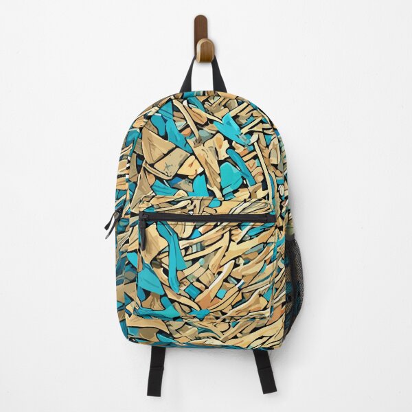 Item preview, Blending In: A Blue and Light Brown Camouflage Pattern designed and sold by venezuel4n.