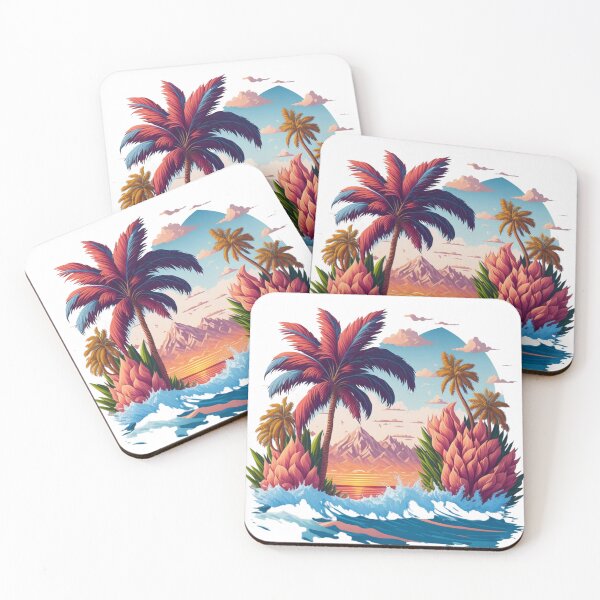 Item preview, palm tree in digital painting style designed and sold by Mo-rx.