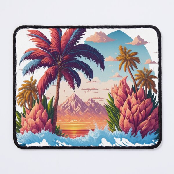 Item preview, palm tree in digital painting style designed and sold by Mo-rx.