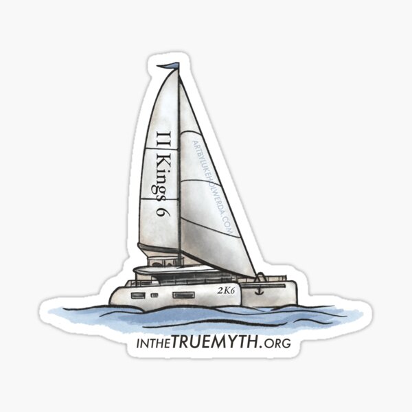 Item preview, II Kings 6 Catamaran Icon designed and sold by Luke Holwerda.