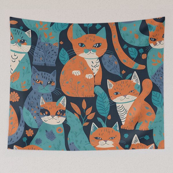 Item preview, Whiskered Whimsy designed and sold by LeonAndrewRazon.
