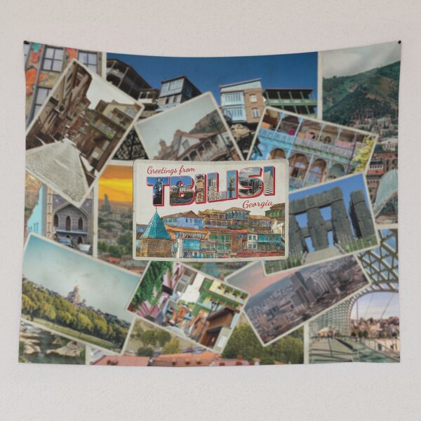 Item preview, Greetings from Tbilisi in Georgia Vintage style retro souvenir designed and sold by DeveloperProp0.