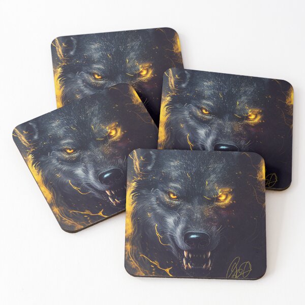 Item preview, Black wolf designed and sold by Colero.