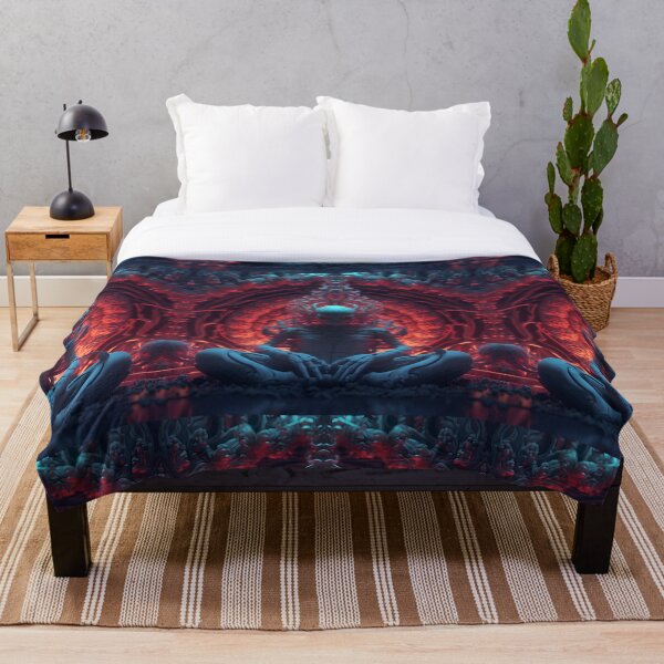 Artikelvorschau, Psychedelischer Wandteppich, Schlafzimmer-Wanddekoration, Wandbehang, Trippy-Wandteppich, Trippy-Raumdekoration, ästhetisches Wanddekor, psychedelischer Wandteppich entworfen und verkauft von TileTango.