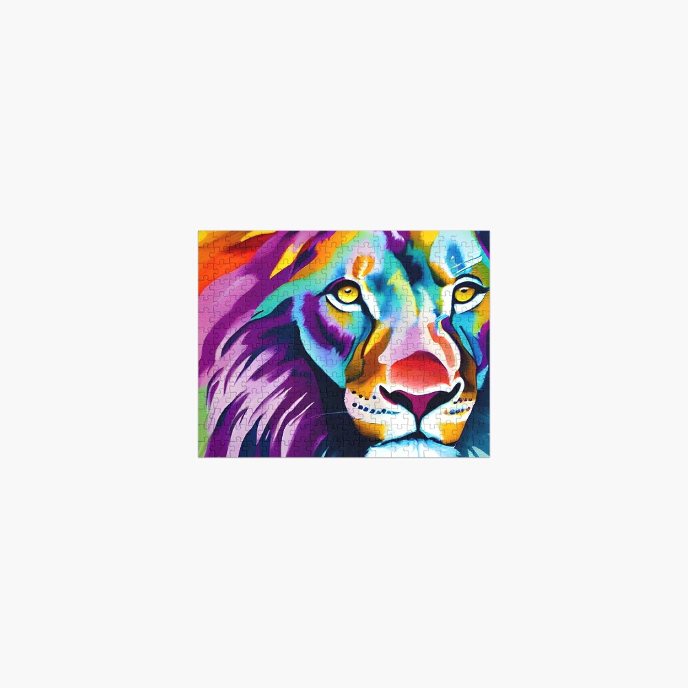 Puzzle Colorful Lion, 1 000 pieces