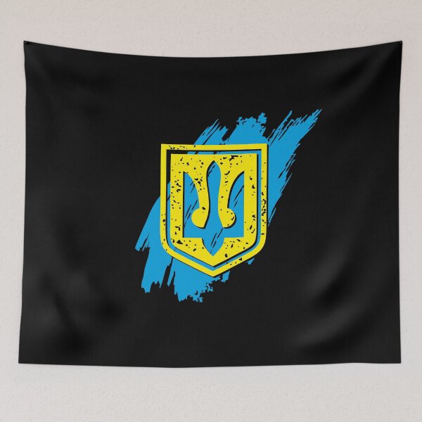 Item preview, Ukrainian Emblem Trident Coat of Arms of Ukraine Flag designed and sold by lxmag.