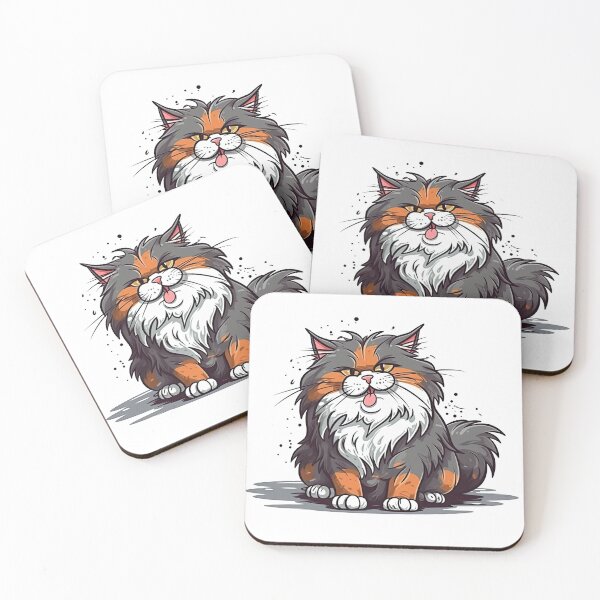 Item preview, Nordic Feline Co. Playful Apparel: Norwegian Forest Cat Cartoon T-Shirt designed and sold by DooodleGod.