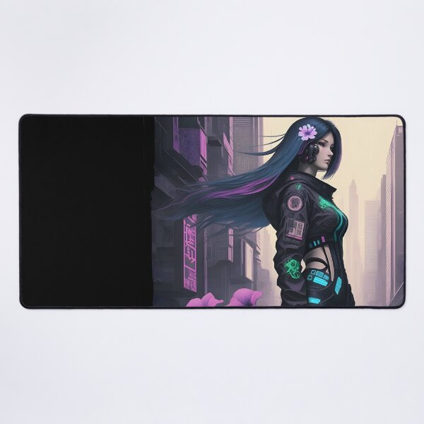 Item preview, Asagao - Cyberpunk Girl - LeiWeiss - designed and sold by LeiWeiss.