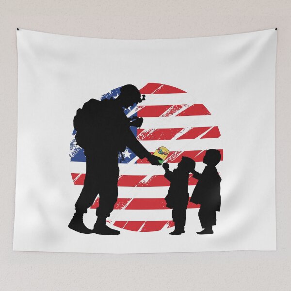 Item preview, Crayon Eaters Soldier American Flag designed and sold by JacoBeatzShop.