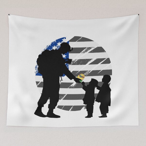 Item preview, Crayon Eaters Soldier American Flag designed and sold by JacoBeatzShop.