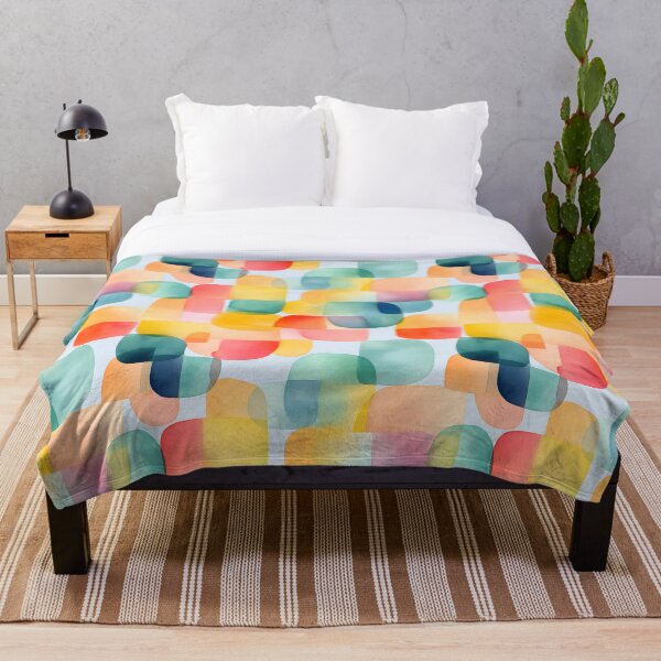 Item preview, Colorful watercolor pattern designed and sold by enipra.
