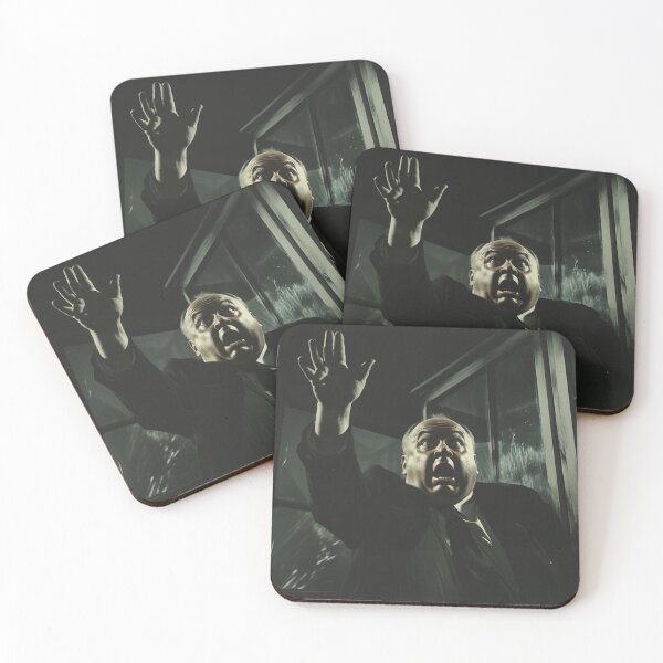 Item preview, Scary artwork with Alfred Hitchcock designed and sold by LoLovi.