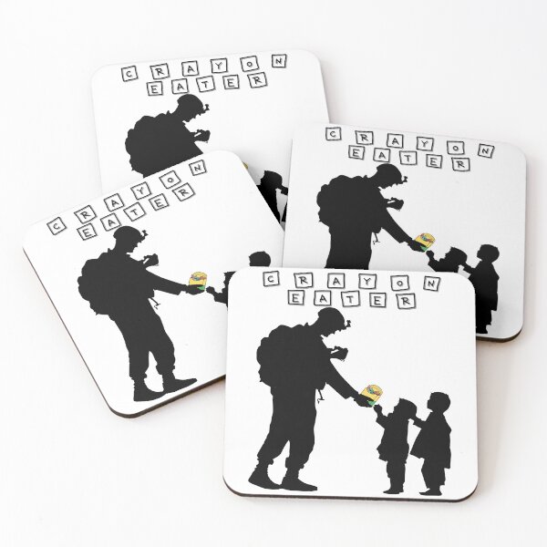 Item preview, Crayon Eaters Soldier American Flag designed and sold by JacoBeatzShop.