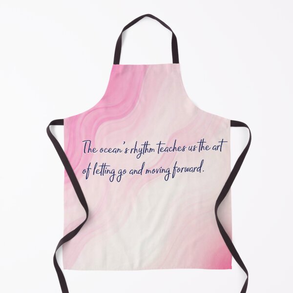 Item preview, Ocean Quotes: Letting Go (pink) designed and sold by blue-planet-art.
