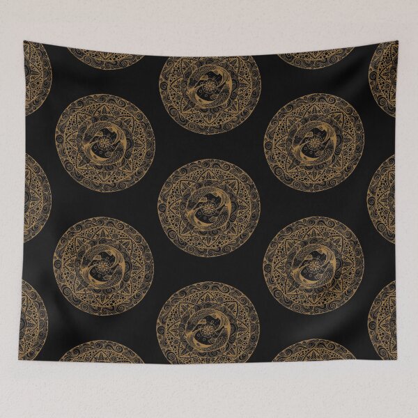 Item preview,  Koi Fish Pond Mandala designed and sold by heartsake.