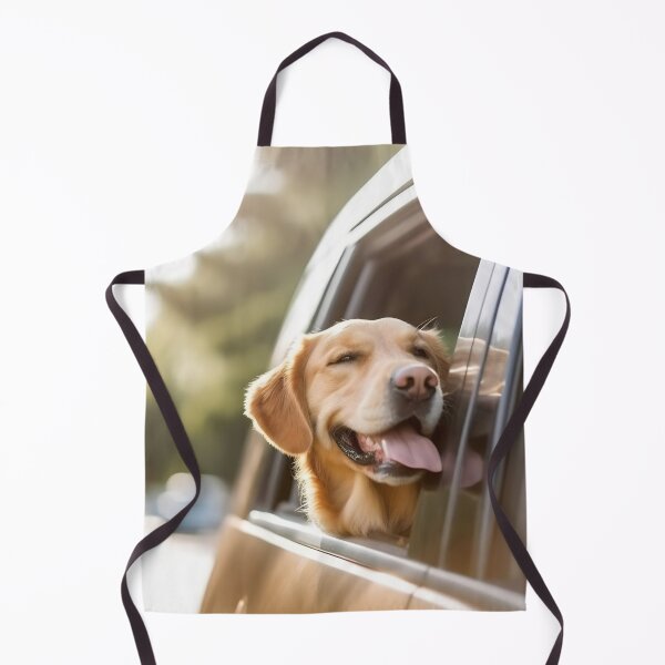 Item preview, Dog enjoying traveling by car. Labrador Retriever looking through the window on the road designed and sold by anytka.