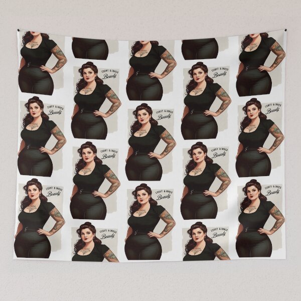 Item preview, Curvy and Inked Beauty designed and sold by vintage-grrrl.