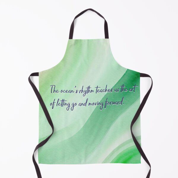 Item preview, Ocean Quotes: Letting Go (green) designed and sold by blue-planet-art.