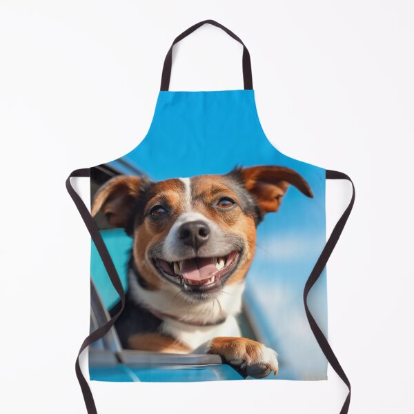 Item preview, Dog enjoying traveling by car. Jack Russell Terrier looking through the window on the road. designed and sold by anytka.