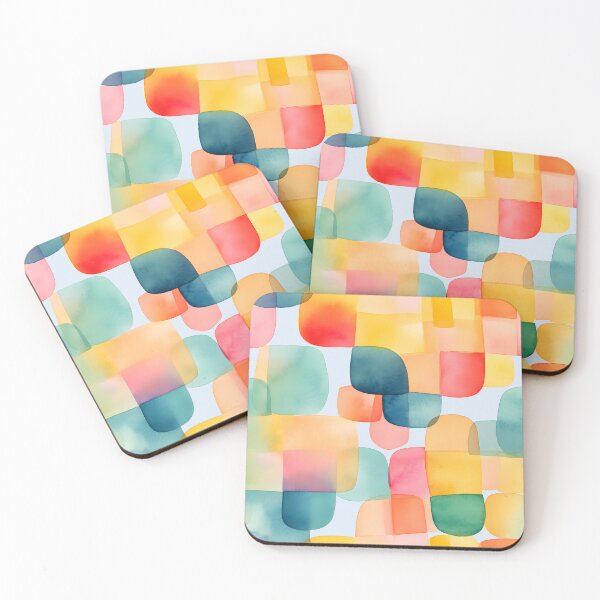 Item preview, Colorful watercolor pattern designed and sold by enipra.
