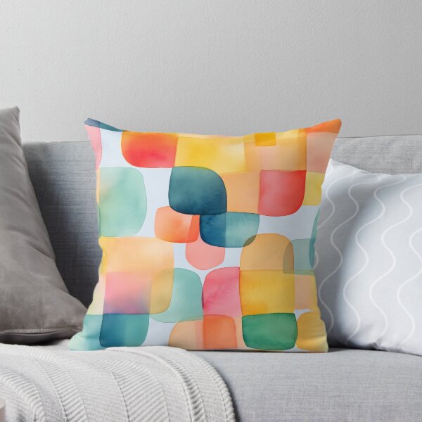 Item preview, Colorful watercolor pattern designed and sold by enipra.