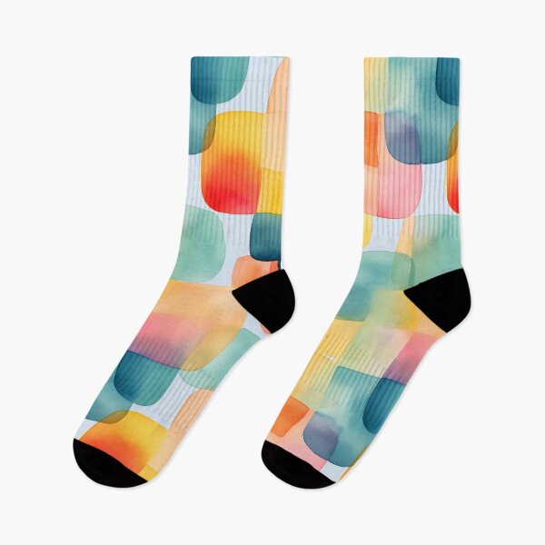 Item preview, Colorful watercolor pattern designed and sold by enipra.