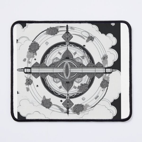Item preview, A space station floating in the clouds designed and sold by ac-virtualshop.