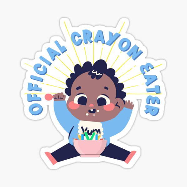 Funny Kids Crayons Clothing For Artists - I Eat Crayons SVG Files –  creativeusarts