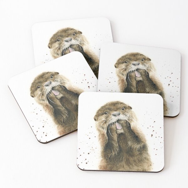 Item preview, Otter watercolour art designed and sold by Lianne Marie.