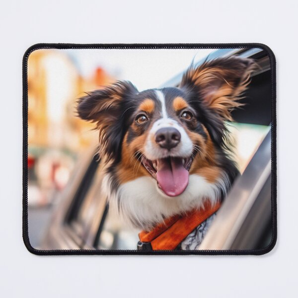 Item preview, Dog enjoying traveling by car. Dog looking through the window on the road. designed and sold by anytka.