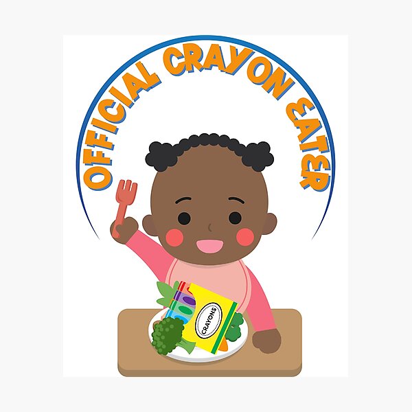 Item preview, Crayon Eaters Baby Sweet Eating Official Crayon Eater designed and sold by JacoBeatzShop.