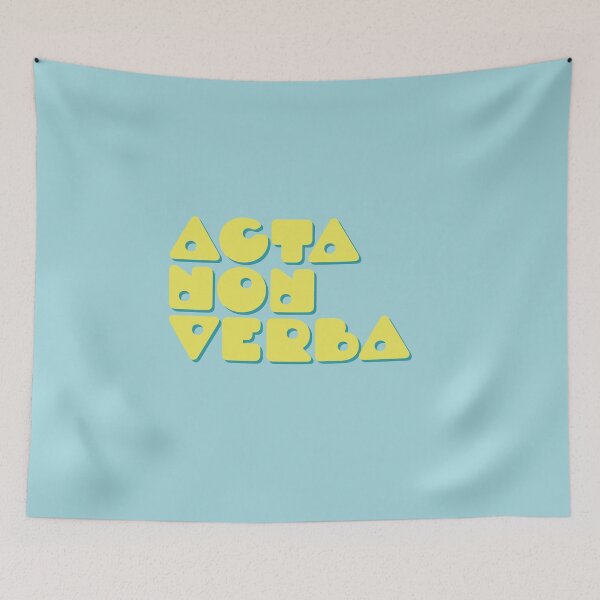 Item preview, Actions Not Words | Acta Non Verba | Latin Language designed and sold by Trish Dish.