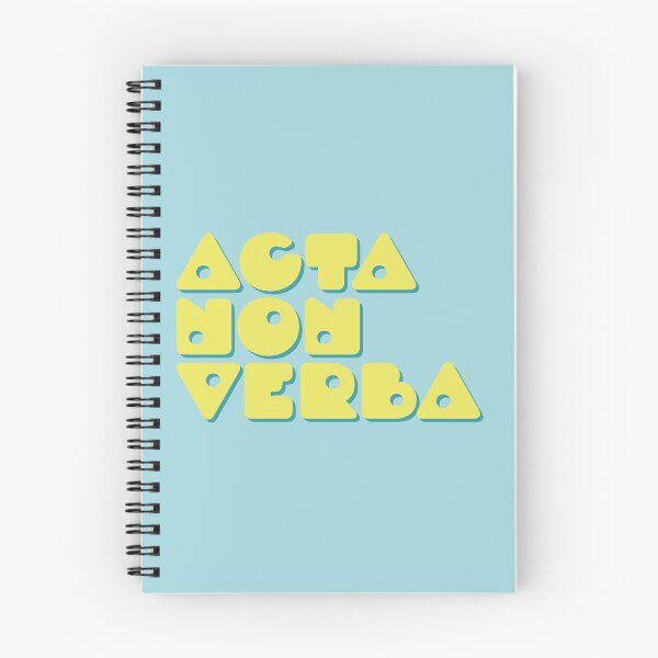 Item preview, Actions Not Words | Acta Non Verba | Latin Language designed and sold by Trish Dish.