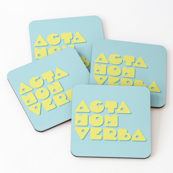 Item preview, Actions Not Words | Acta Non Verba | Latin Language designed and sold by Trish Dish.