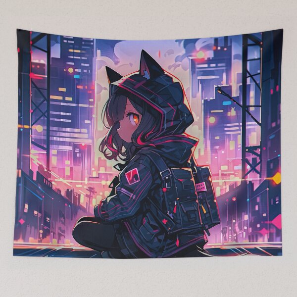 Item preview, Urban Purrveyor designed and sold by Chibi Cat Art Corner.