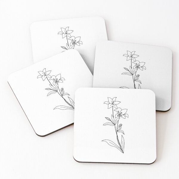 Item preview, Floral Line Work Design designed and sold by DandeeDesignz.