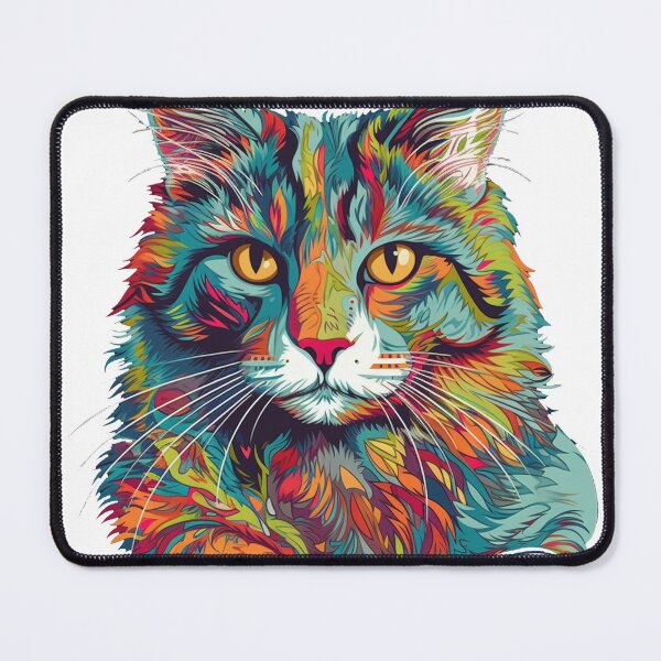 Item preview, Norwegian Forest Cat Pop-Art Design for Feline designed and sold by DooodleGod.