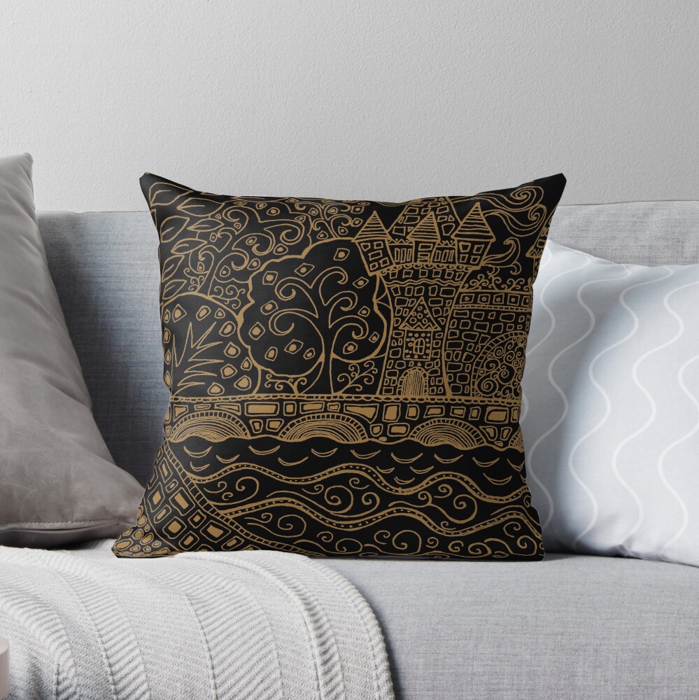 Item preview, Throw Pillow designed and sold by heartsake.