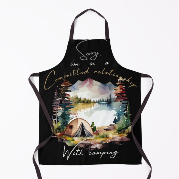 Item preview, SORRY I'M IN A COMMITTED RELATIONSHIP WITH CAMPING FUNNY GIFTS FOR PEOPLE WHO LOVES CAMPING designed and sold by light-artist.